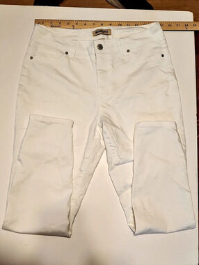 BLUESPICE Straight Leg Jeans White Waist 11